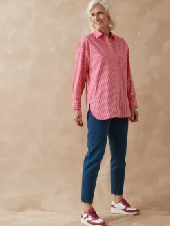 Femme Daxon Chemisier long pur coton