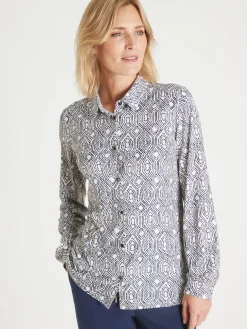 Femme Daxon Chemisier manches longues en maille