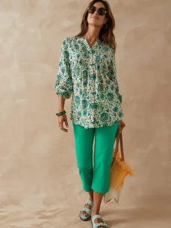 Femme Daxon Chemisier tunique à petits plis