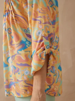 Femme Daxon Chemisier tunique à petits plis