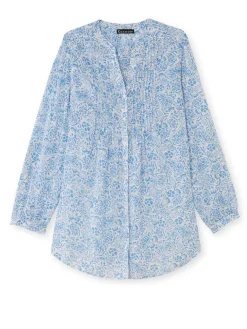 Femme Daxon Chemisier tunique à petits plis