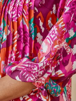 Femme Daxon Chemisier tunique à petits plis