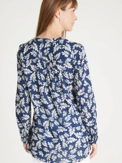 Femme Daxon Chemisier tunique à petits plis