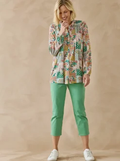 Femme Daxon Chemisier tunique en maille fluide