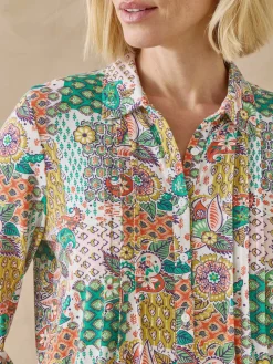 Femme Daxon Chemisier tunique en maille fluide