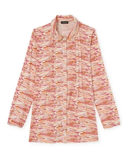 Femme Daxon Chemisier tunique en maille fluide