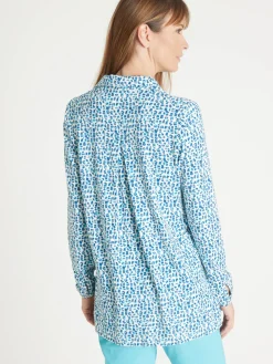 Femme Daxon Chemisier tunique en maille fluide