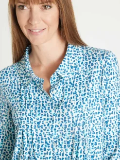 Femme Daxon Chemisier tunique en maille fluide