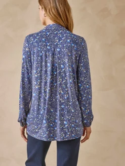 Femme Daxon Chemisier tunique en maille fluide