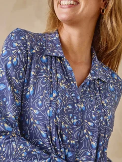 Femme Daxon Chemisier tunique en maille fluide