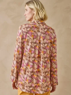 Femme Daxon Chemisier tunique en maille fluide