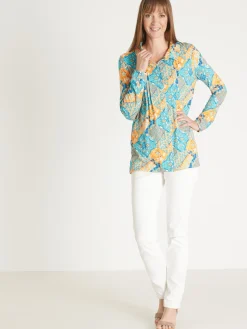 Femme Daxon Chemisier tunique en maille fluide