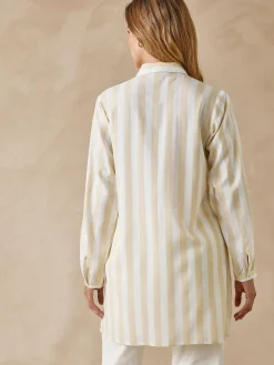 Femme Daxon Chemisier tunique manches retroussables