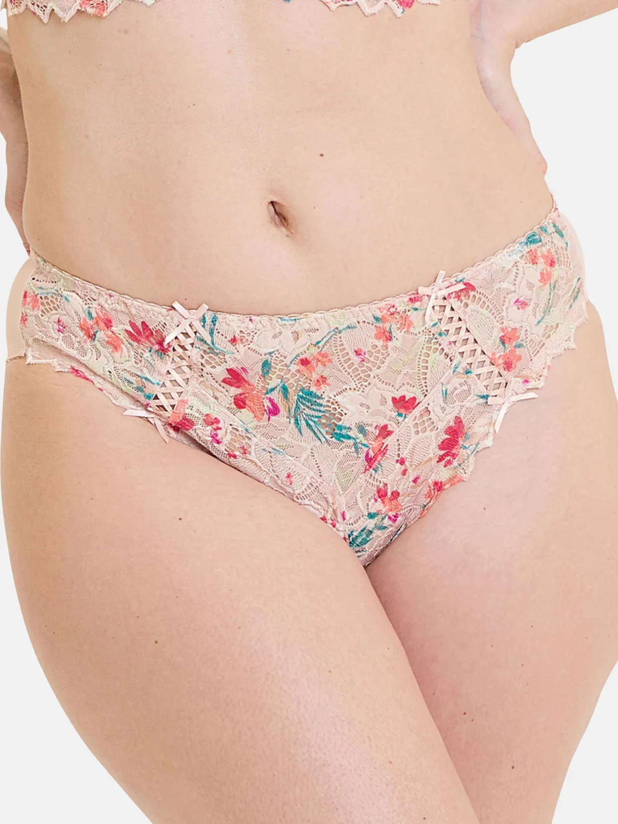 Sans Complexe Culotte dentelle et microfibre Arum