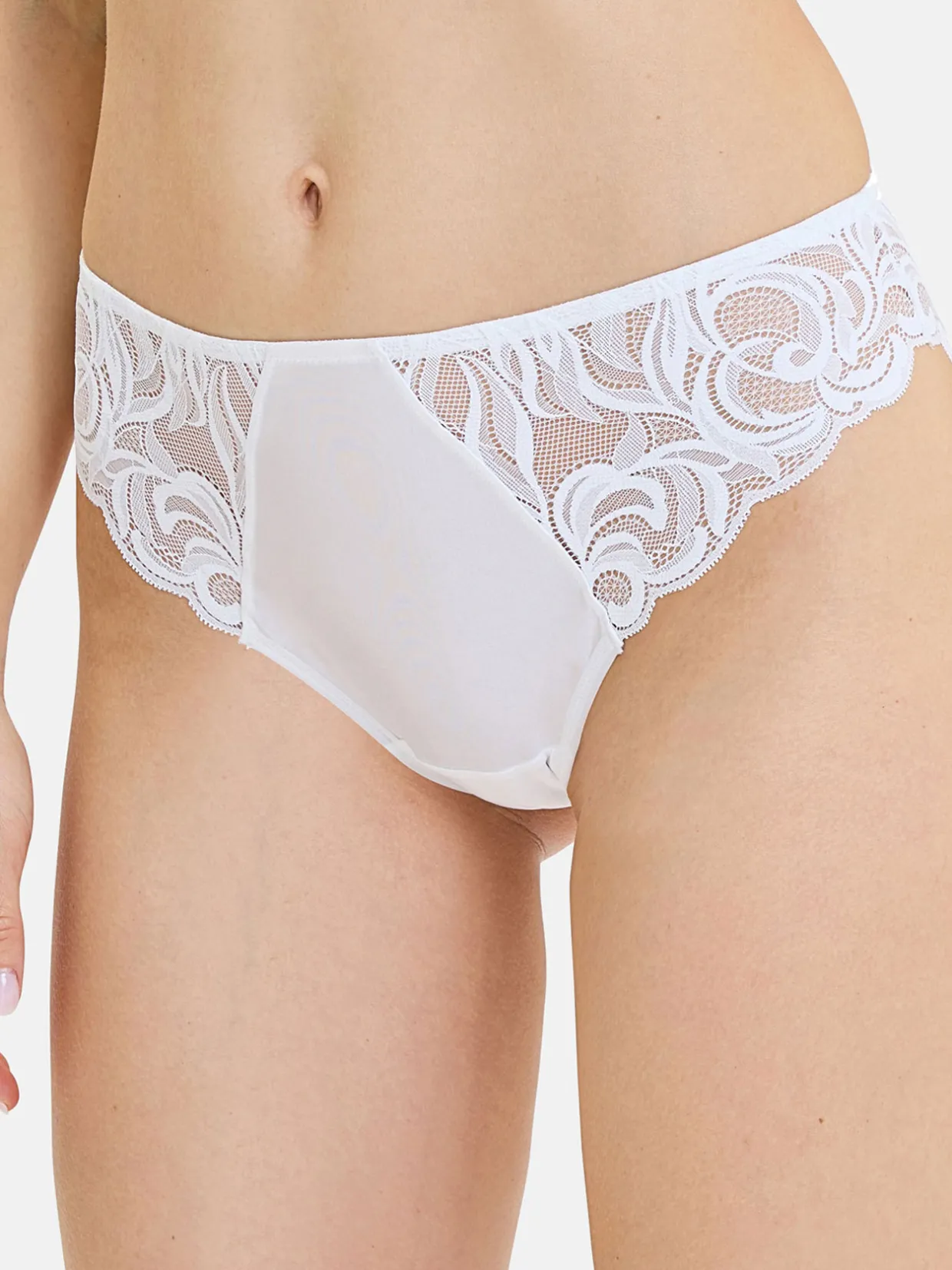 Sans Complexe Culotte dentelle et microfibre