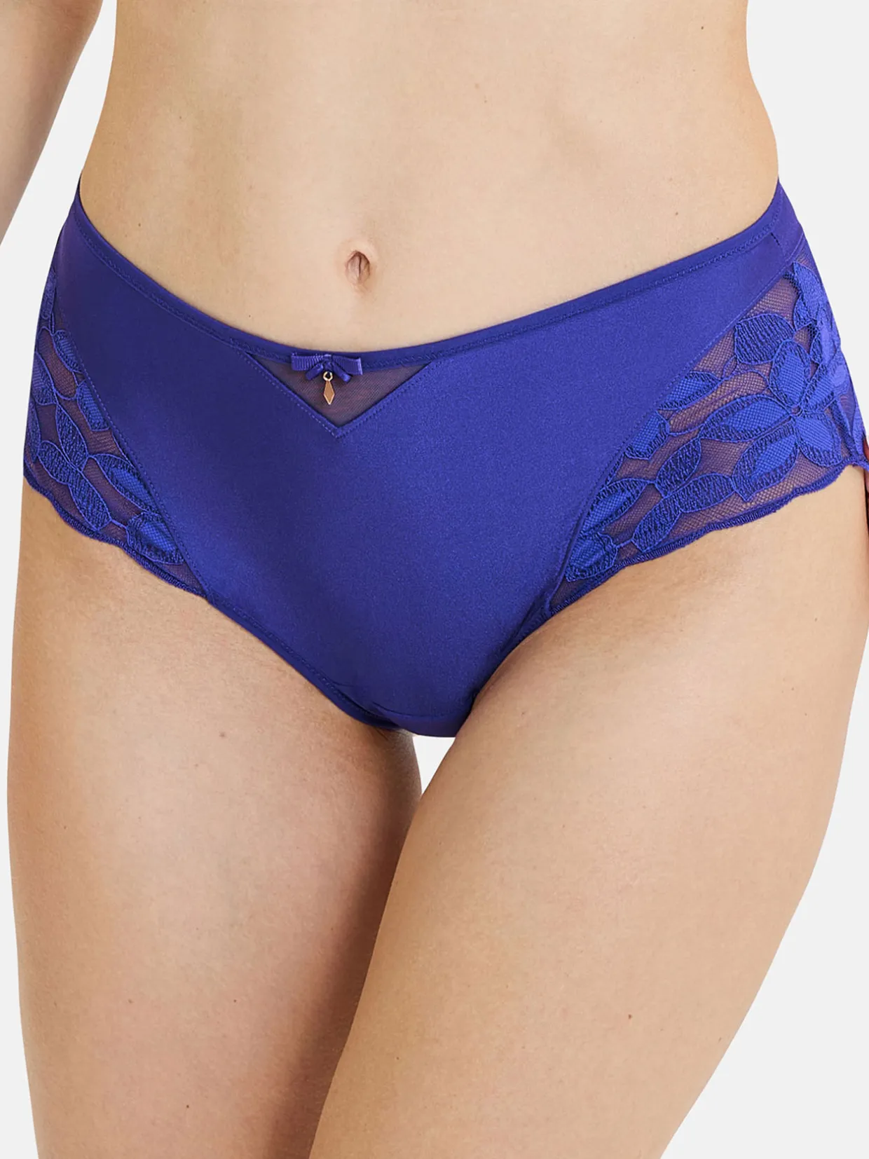 Sans Complexe Culotte dentelle, tulle et microfibre