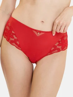 Sans Complexe Culotte dentelle, tulle et microfibre