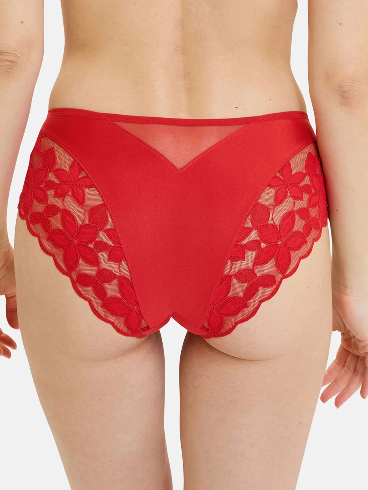 Sans Complexe Culotte dentelle, tulle et microfibre