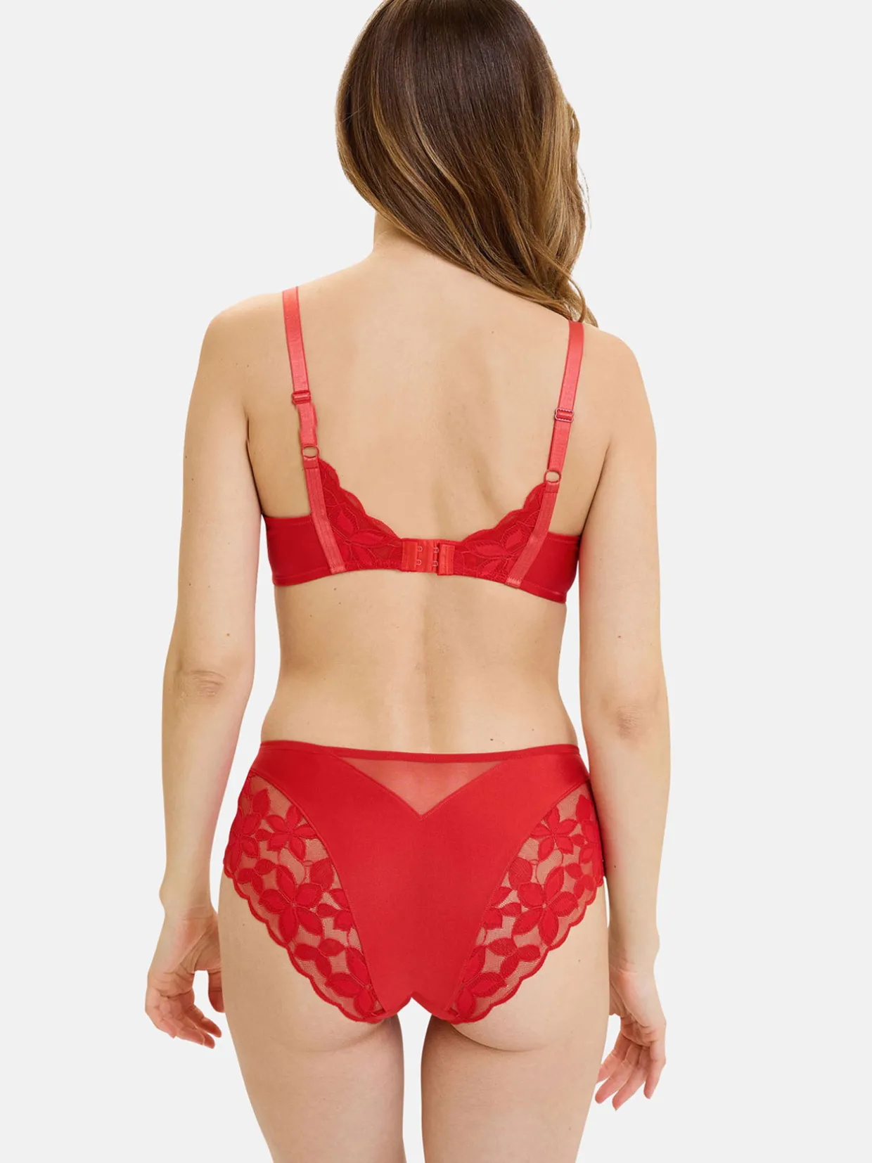 Sans Complexe Culotte dentelle, tulle et microfibre