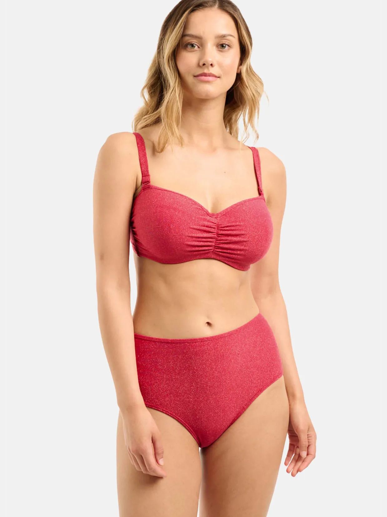 Femme Sans Complexe Culotte haute de bain Reflet