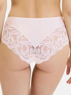Sans Complexe Culotte haute dentelle et microfibre