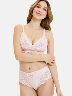 Sans Complexe Culotte haute dentelle et microfibre