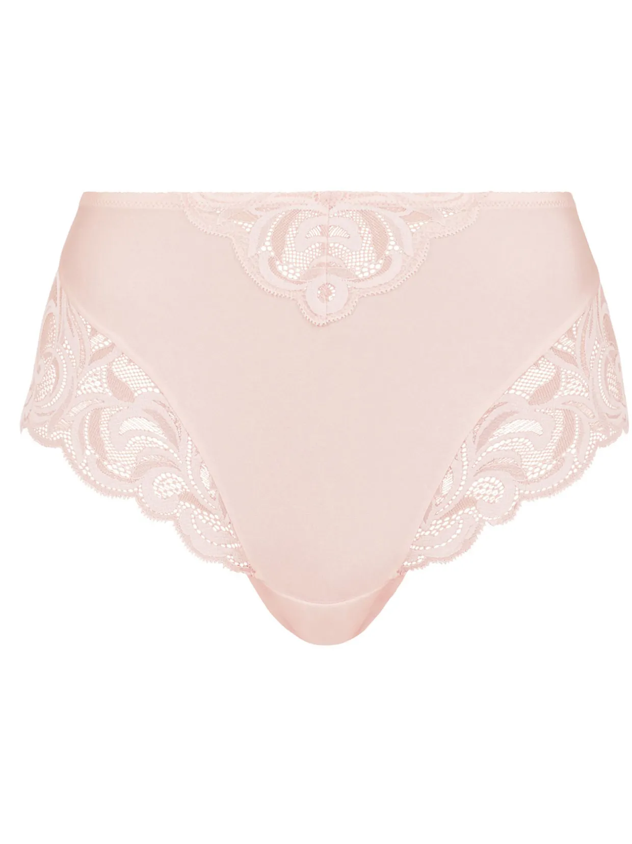 Sans Complexe Culotte haute dentelle et microfibre