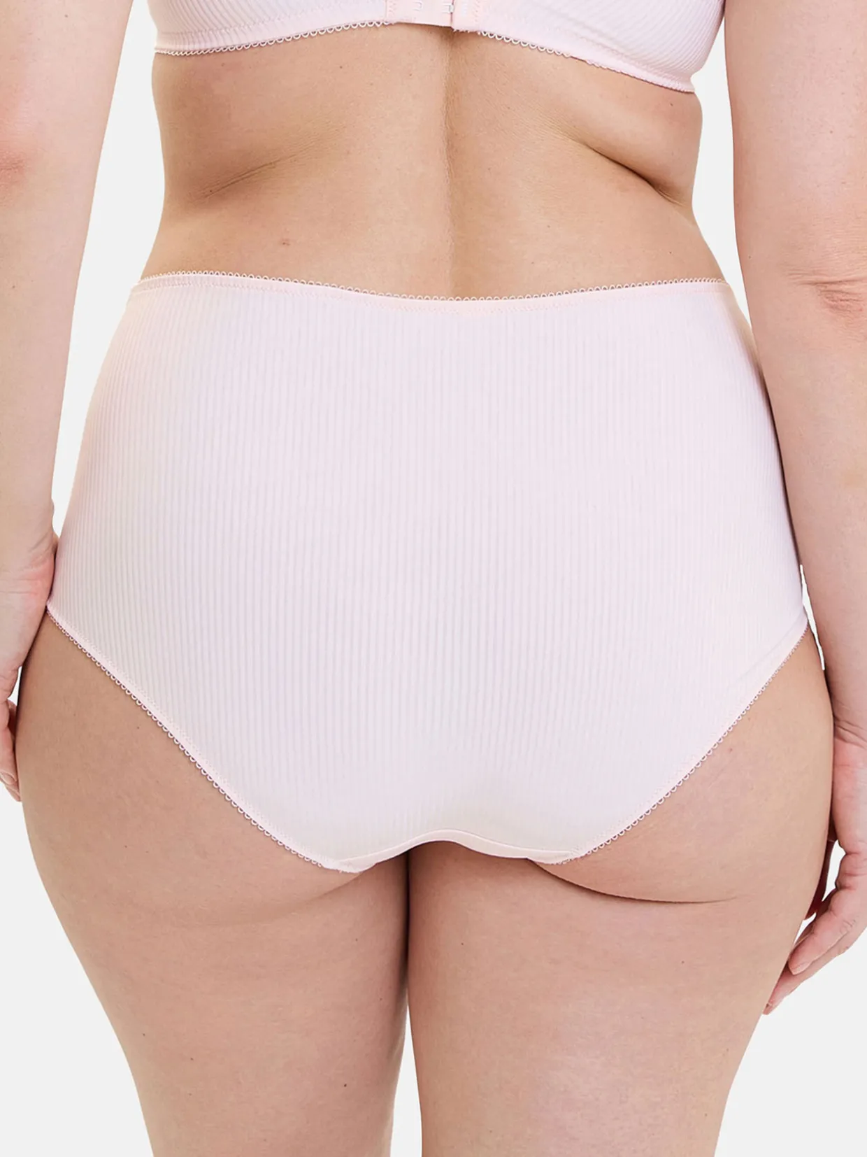 Sans Complexe Culotte haute microfibre et dentelle