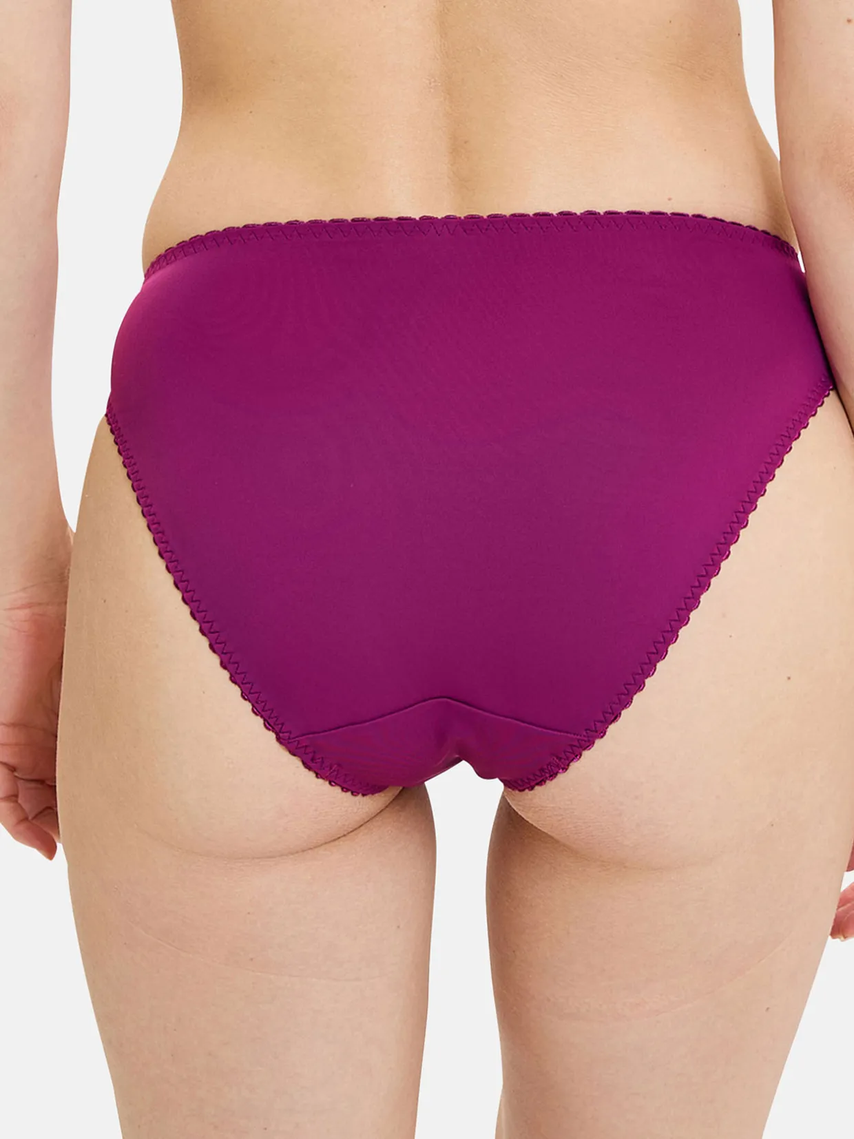 Sans Complexe Culotte microfibre et broderie Narcisse