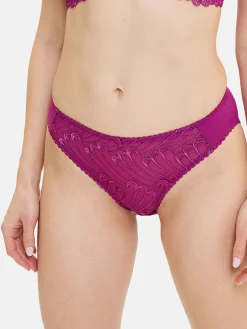 Sans Complexe Culotte microfibre et broderie Narcisse