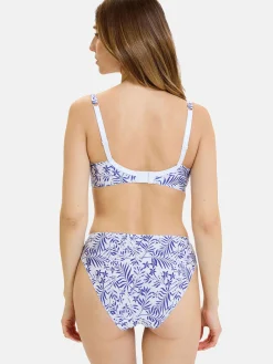 Sans Complexe Culotte microfibre imprimée et dentelle