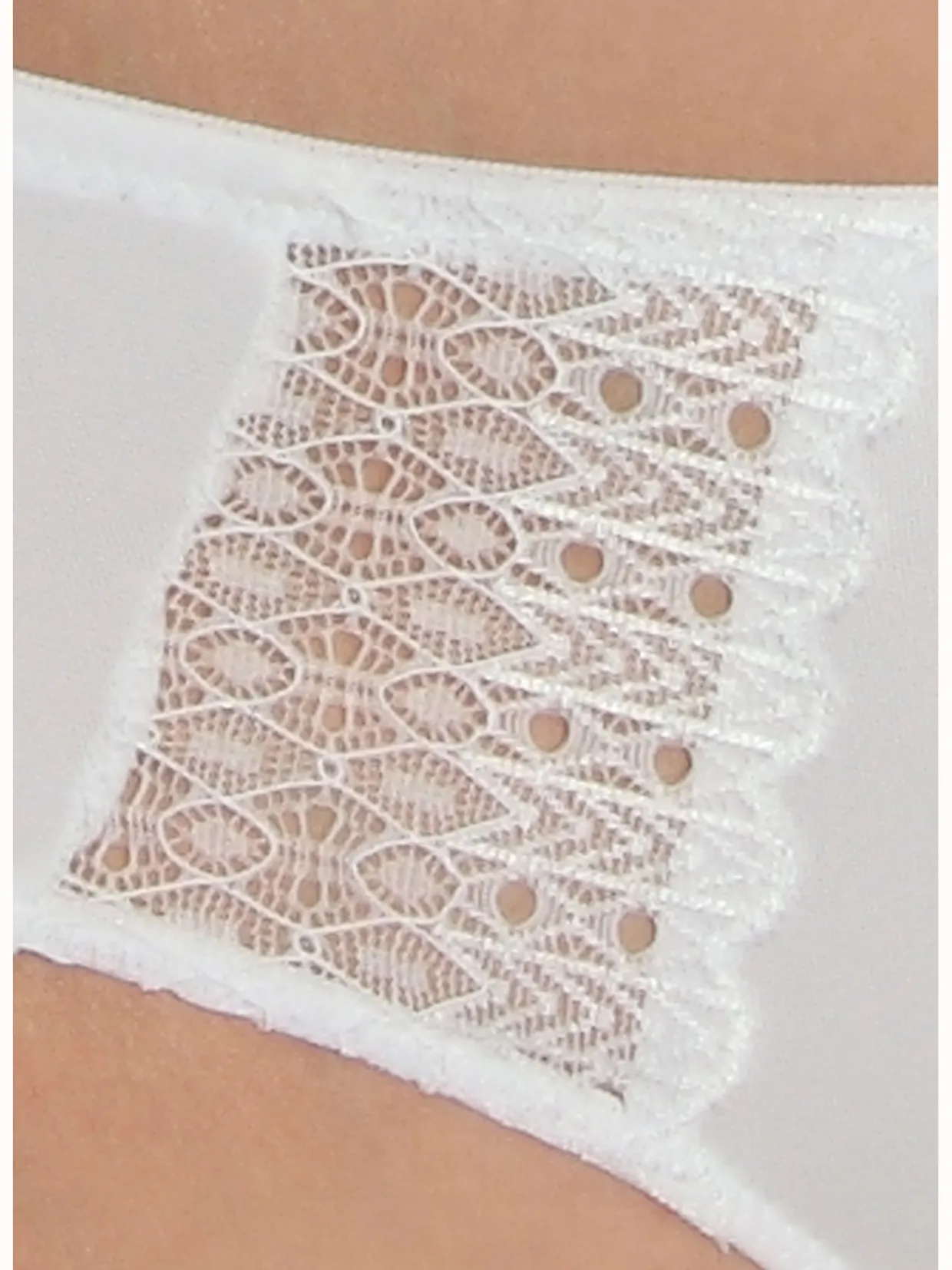 Daxon Culotte midi avec dentelle