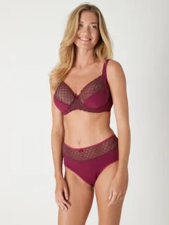 Daxon Culotte midi effet ventre plat