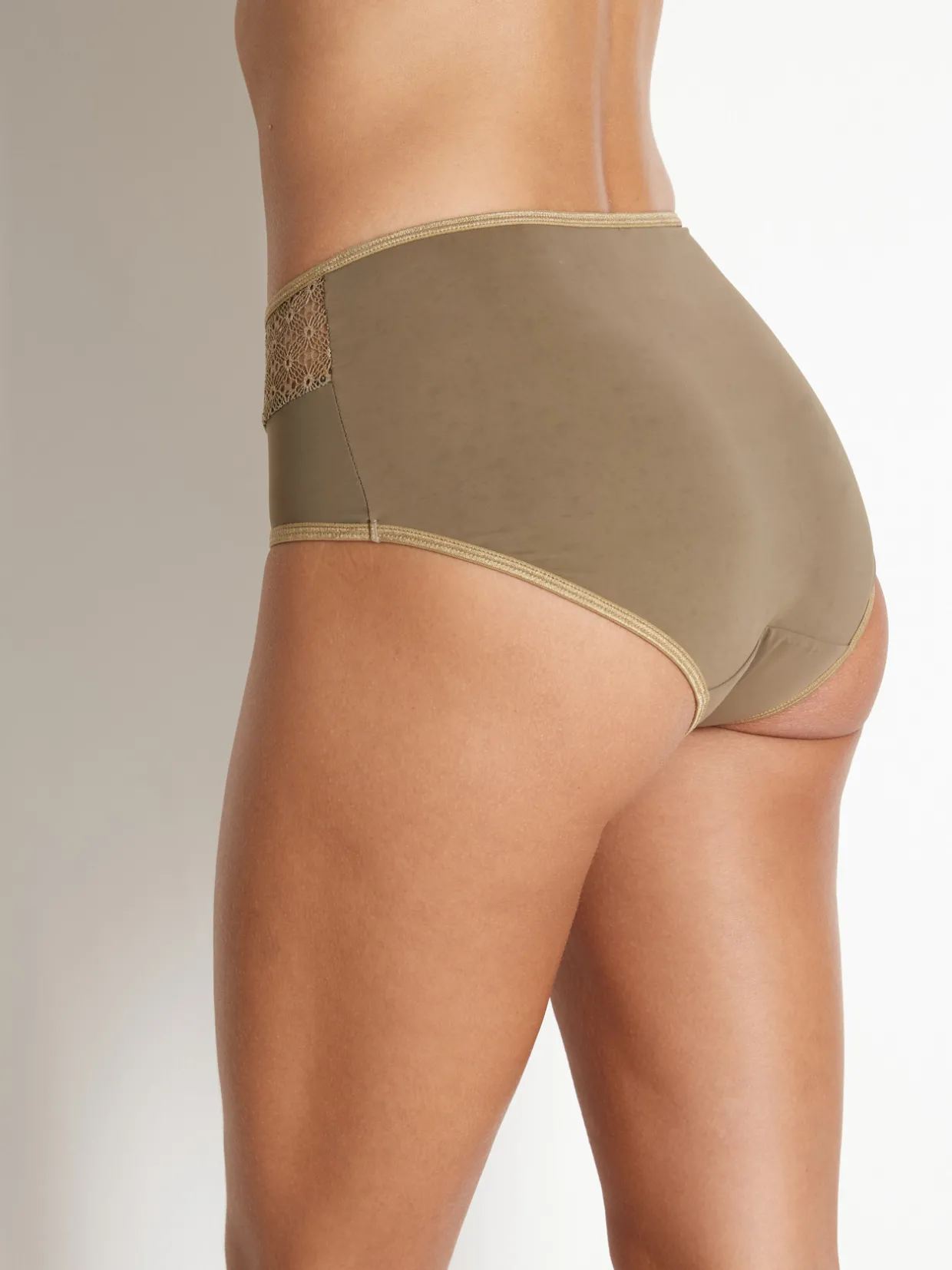 Daxon Culotte midi effet ventre plat