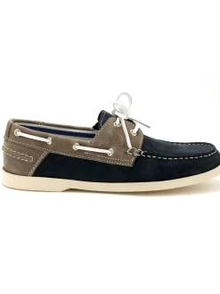 Homme Pédiconfort Debies cuir style bateau