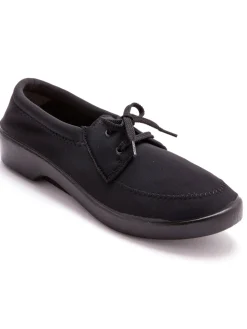 Femme Pédiconfort Derbies à lacets en maille extensible