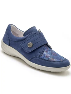 Femme Pédiconfort Derbies à patte scratch fantaisie