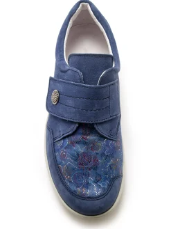 Femme Pédiconfort Derbies à patte scratch fantaisie