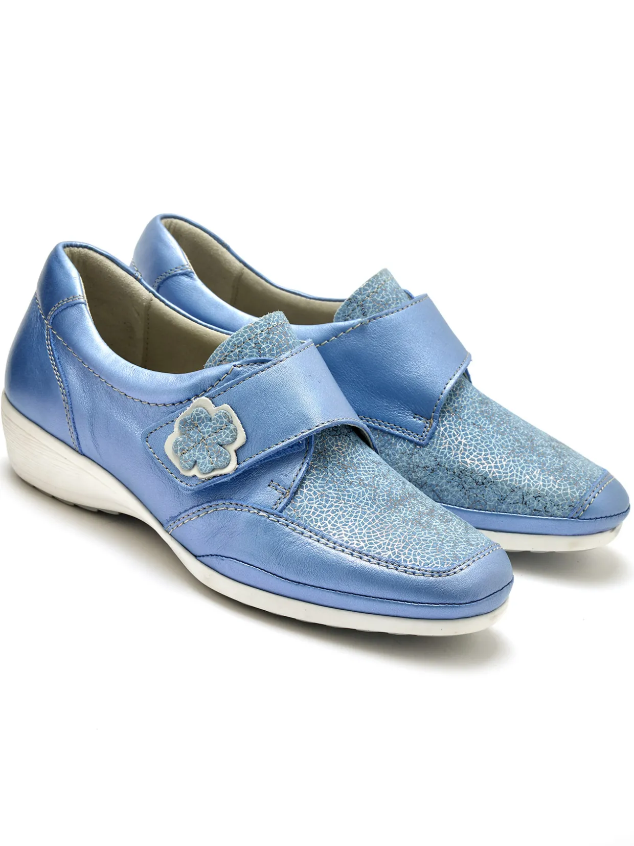 Femme Pédiconfort Derbies à scratch