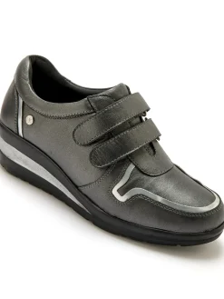 Femme Pédiconfort Derbies à scratch à aérosemelle®