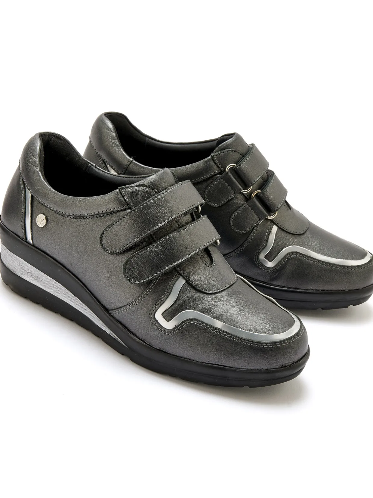 Femme Pédiconfort Derbies à scratch à aérosemelle®