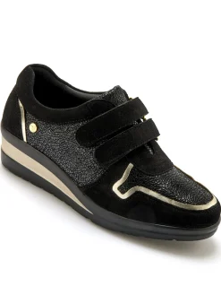 Femme Pédiconfort Derbies à scratch à aérosemelle®