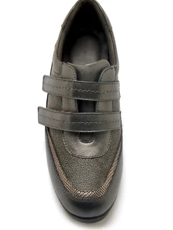 Femme Pédiconfort Derbies à scratch semelle amovible