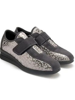 Femme Pédiconfort Derbies à scratch spécial hallux valgus