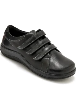 Femme Pédiconfort Derbies antibactériens semelle amovible