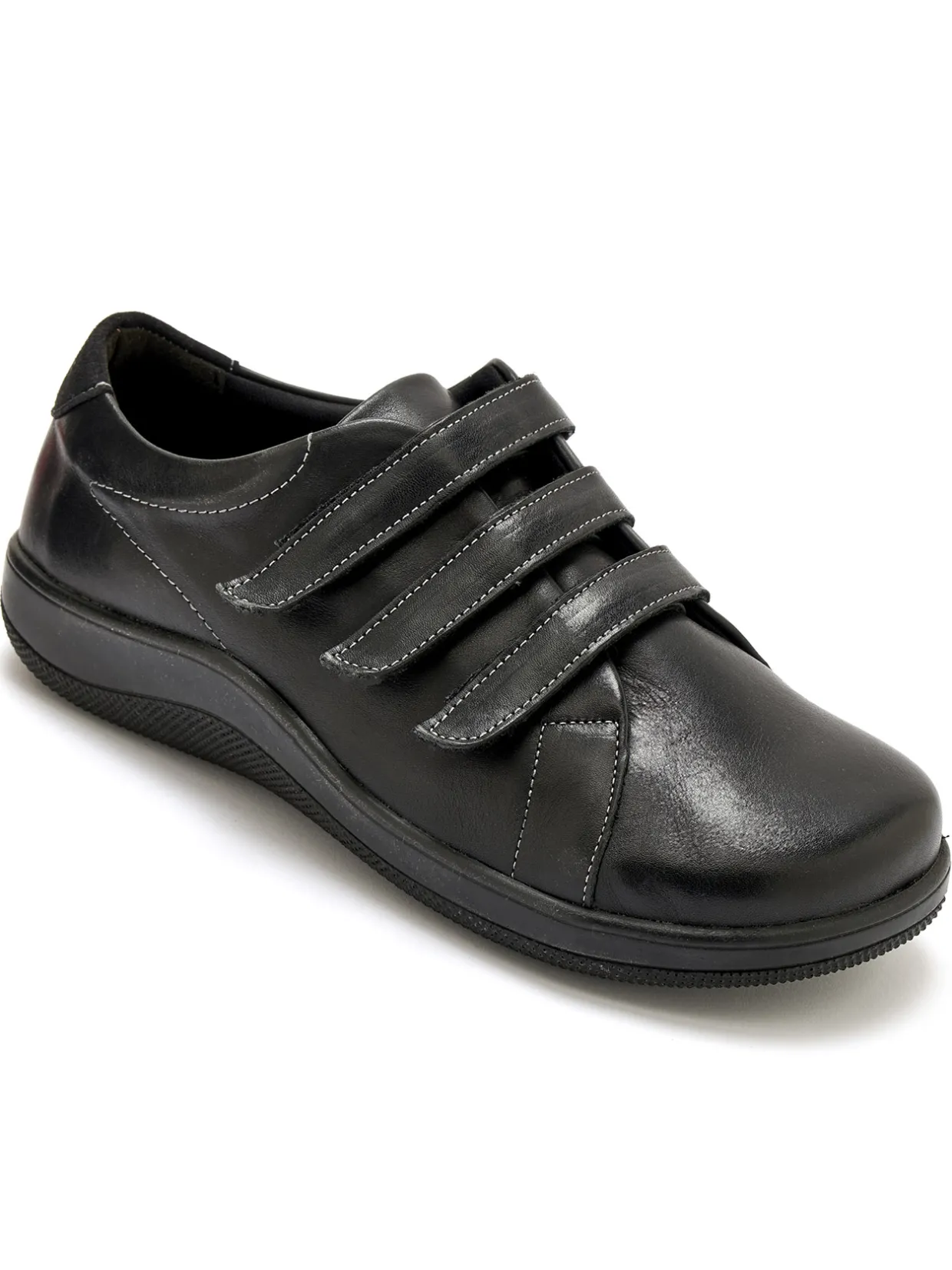 Femme Pédiconfort Derbies antibactériens semelle amovible