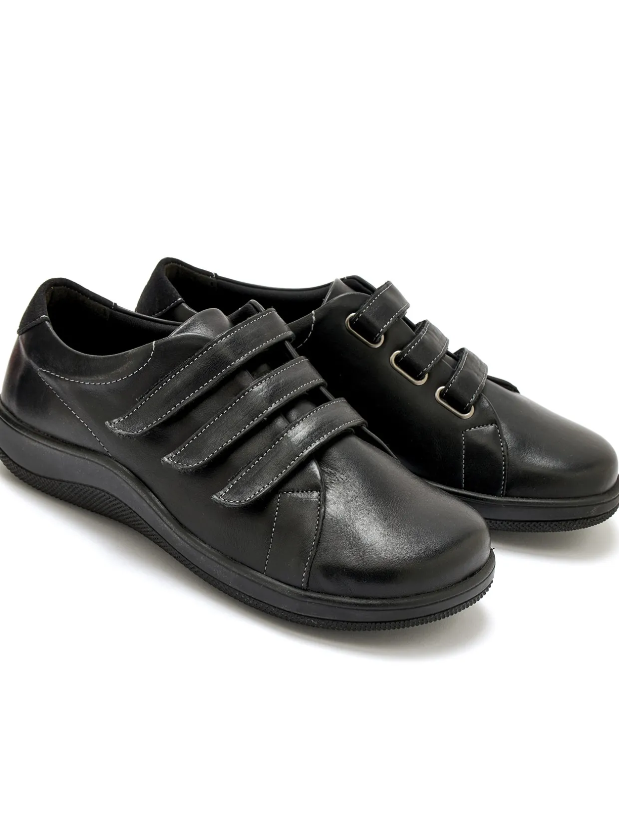 Femme Pédiconfort Derbies antibactériens semelle amovible