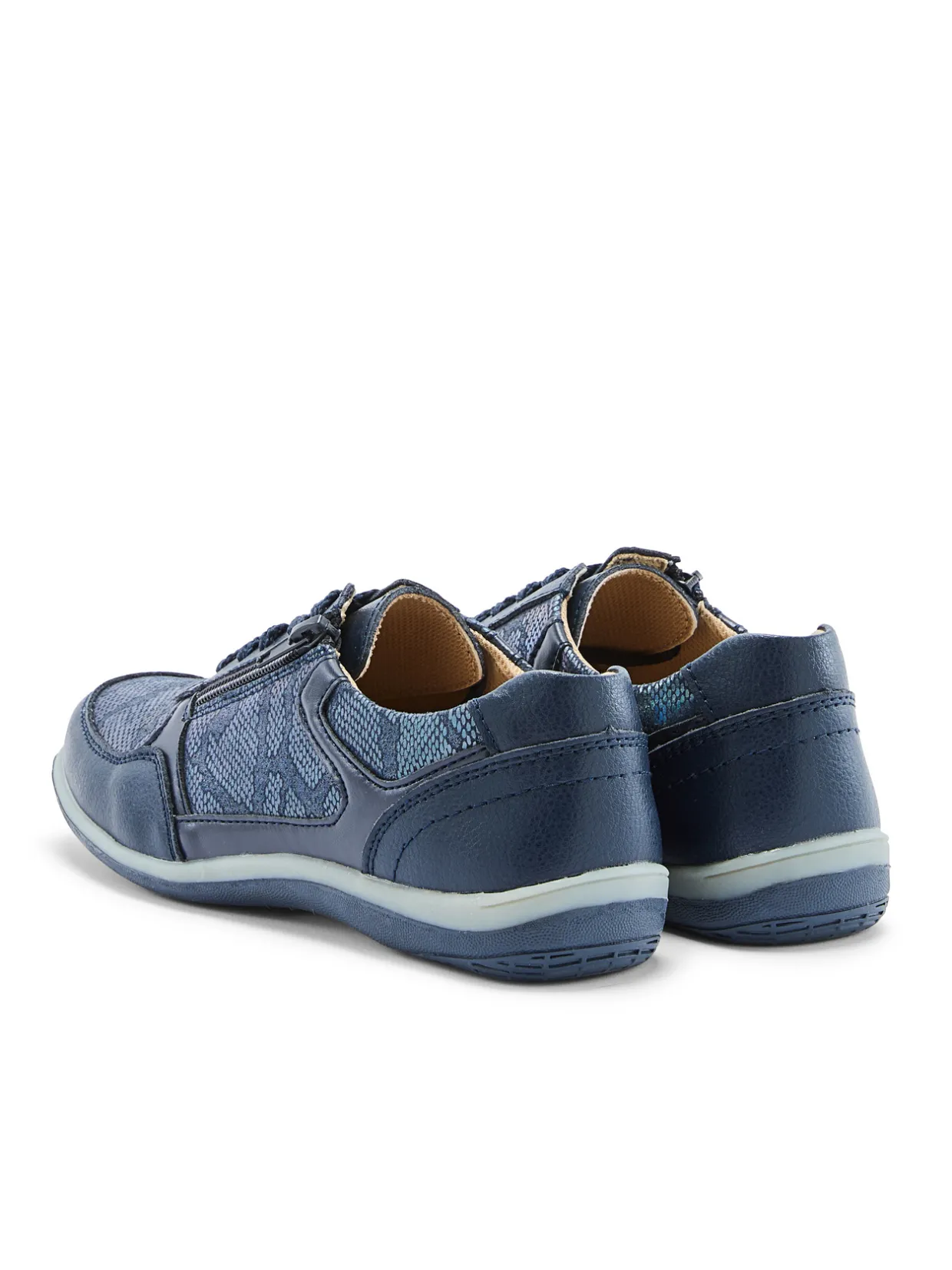 Femme Pédiconfort Derbies avec lacets et zip