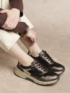 Femme Pédiconfort Derbies avec zip et lacets