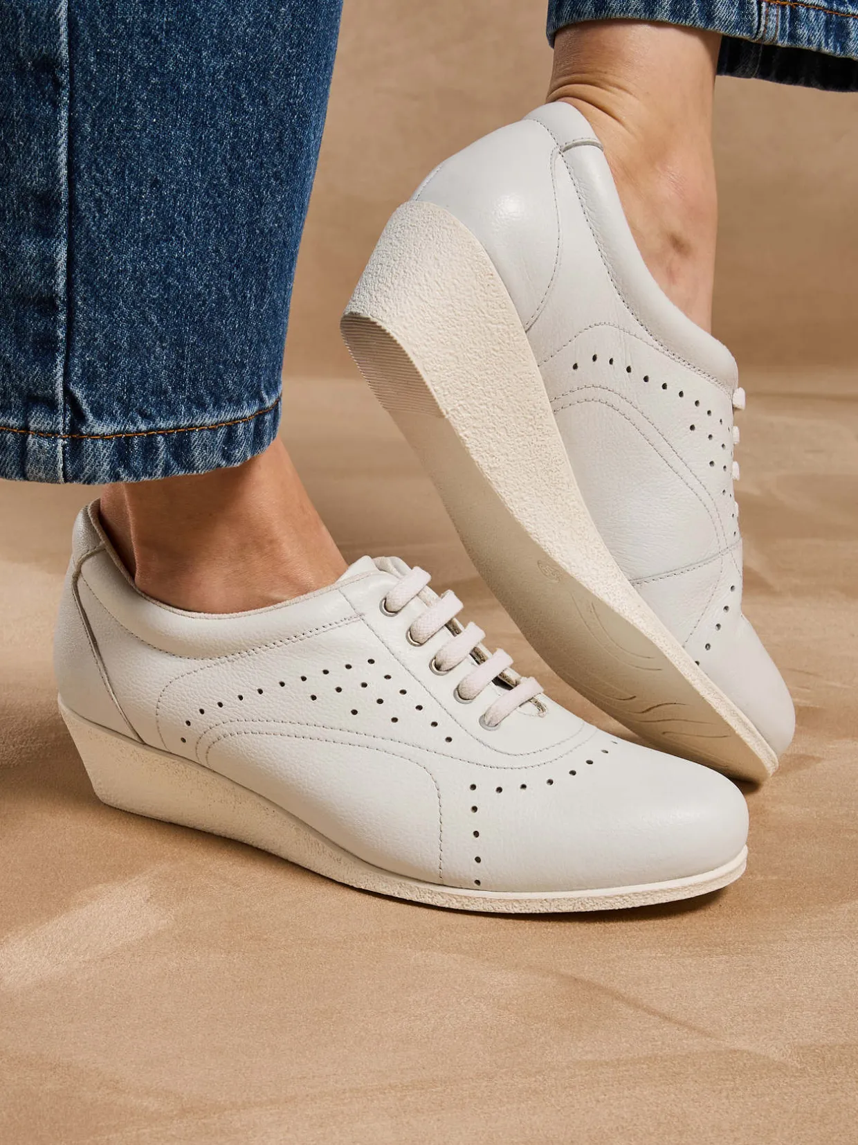 Femme Pédiconfort Derbies cuir à lacets